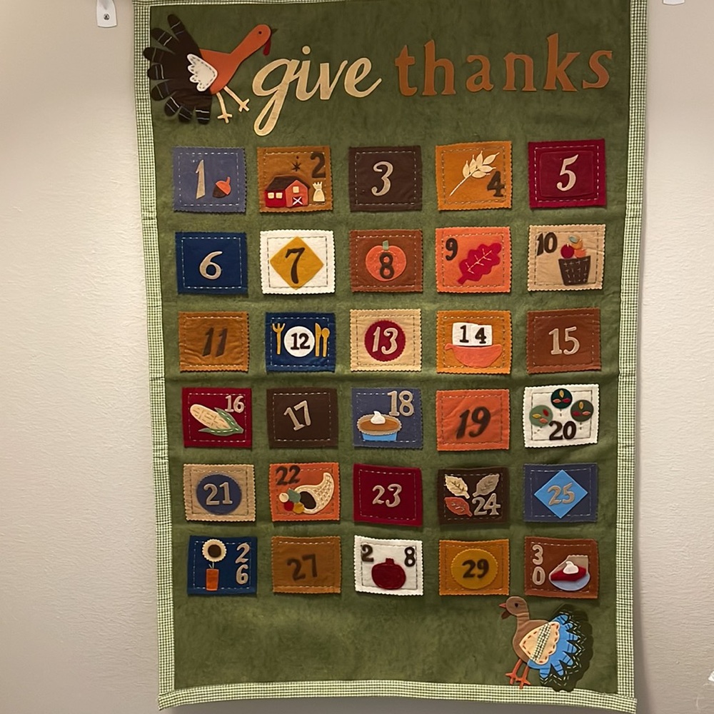 Pottery Barn Kids Thanksgiving Calender